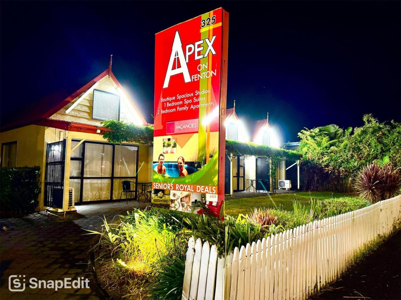 Apex On Fenton Motel Rotorua Exteriér fotografie